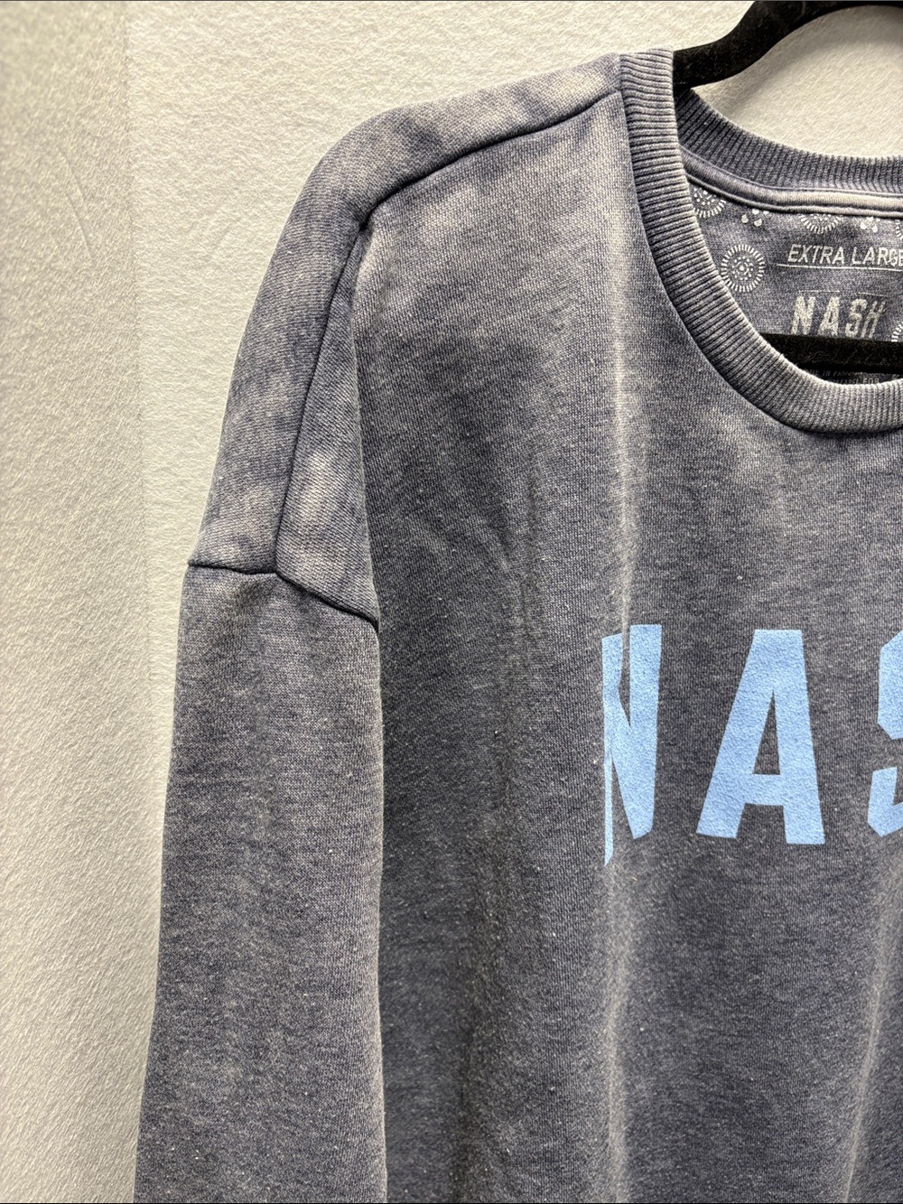 Nashville Nash Crewneck Cotton Blend Sweatshirt - Picture 2 of 8